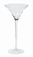 Martiniglas konisch op voet 40 cm hoog