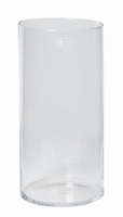 Cilinder vaas glas &Oslash; 20 cm met een hoogte van 40 cm
