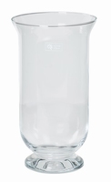 Windlicht glas transparant glas &Oslash; 16 cm 