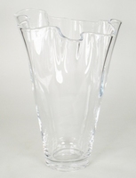 Waaier vaas van glas 35 cm