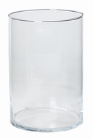 Cilinder vaas glas &Oslash; 20 cm met een hoogte van 30 cm