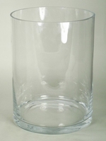 Cilinder vaas heavy glas &Oslash; 30 cm met een hoogte van 40 cm