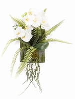 Kunstplant Phalaenopsis fern deco M
