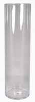 Cilinder vaas glas &Oslash; 19 cm met een hoogte van 60 cm