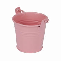 Zinken emmertje roze glans &Oslash; 8,2 cm