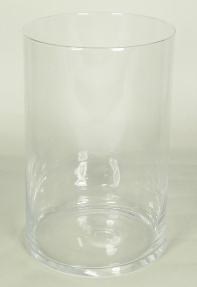 Cilinder vaas glas &Oslash; 19 cm met een hoogte van 30 cm