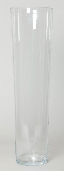 scheerapparaat Het is de bedoeling dat Verbeelding Cilinder vaas 70 cm - konsiche glas vaas - grote glasvaas