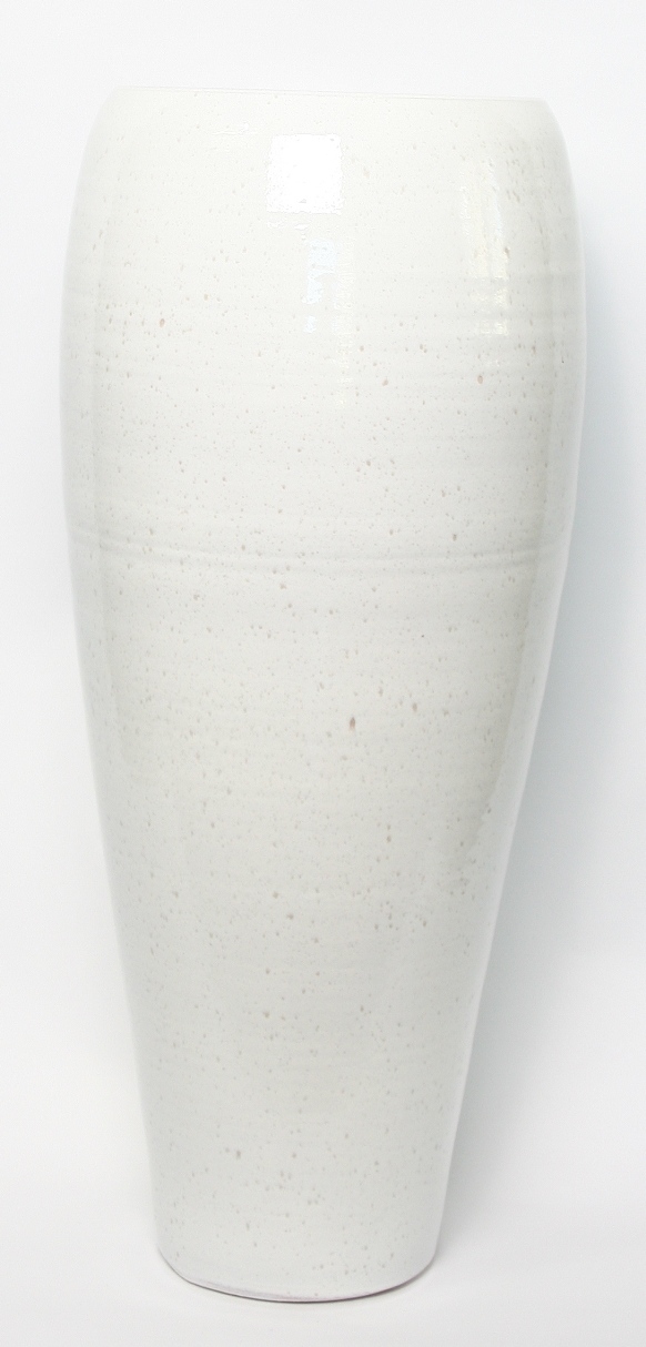 strijd marionet Evenement Grote witte vazen - hoge witte vaas - witte design vaas