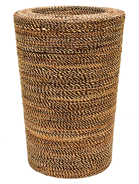 Plantenbak Honey gemaakt van gevlochten touw 65 cm